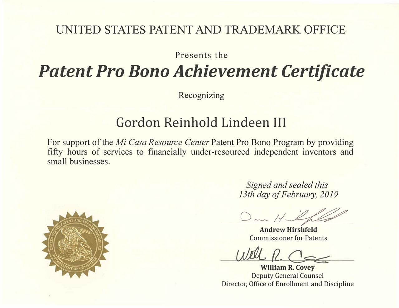 PatentCertificateGL2018